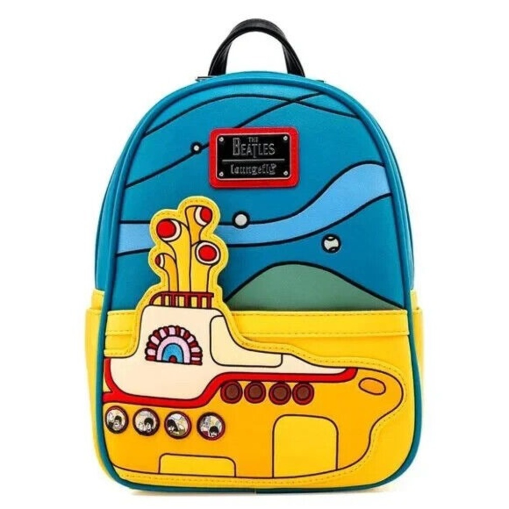 Loungefly Beatles Yellow Submarine Mini Backpack‎